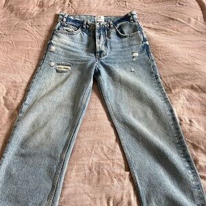 ANINE BING Gavin Jeans- blue reservoir in size 25